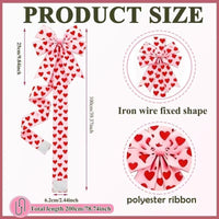 HeartInInk™ - Valentine's Day Pink Heart Large Bow