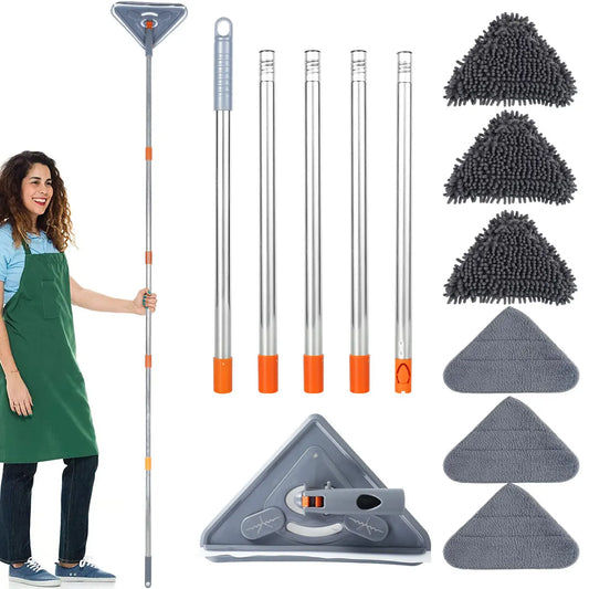 HomeScrub™ - Heavy Duty Long Handle Wall Mop